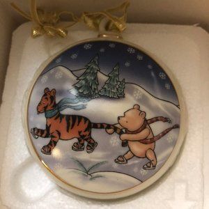 Lenox Wintry Adventure Ornament with Pooh & Tigger